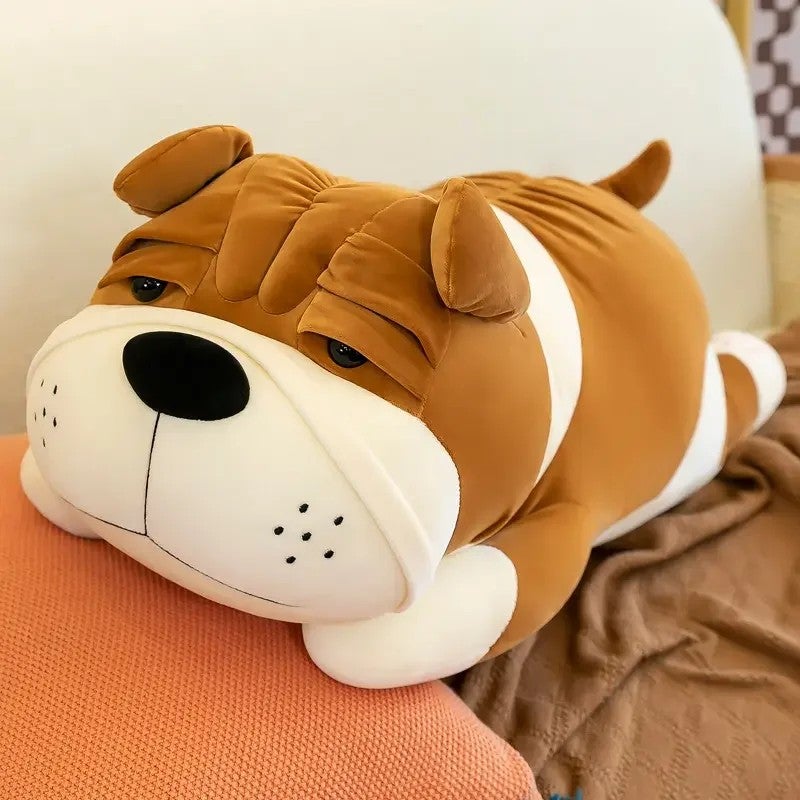 Y&D Low MOQ High Quality Lovely Plush Shar Pei Dog Toys  Stuffed Animals Big Head Dog Plushies - Image 1