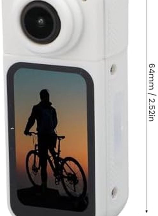 32 GB Thumb Size 1080P Action Camera HD Vlogging Cam Extended Battery For Travel Riding Skiing - Image 3