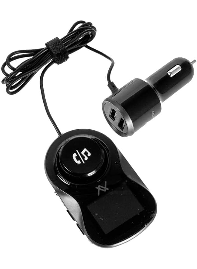 L'avvento Ft807 3-In-1 Bluetooth Car Charger, Black - Image 1