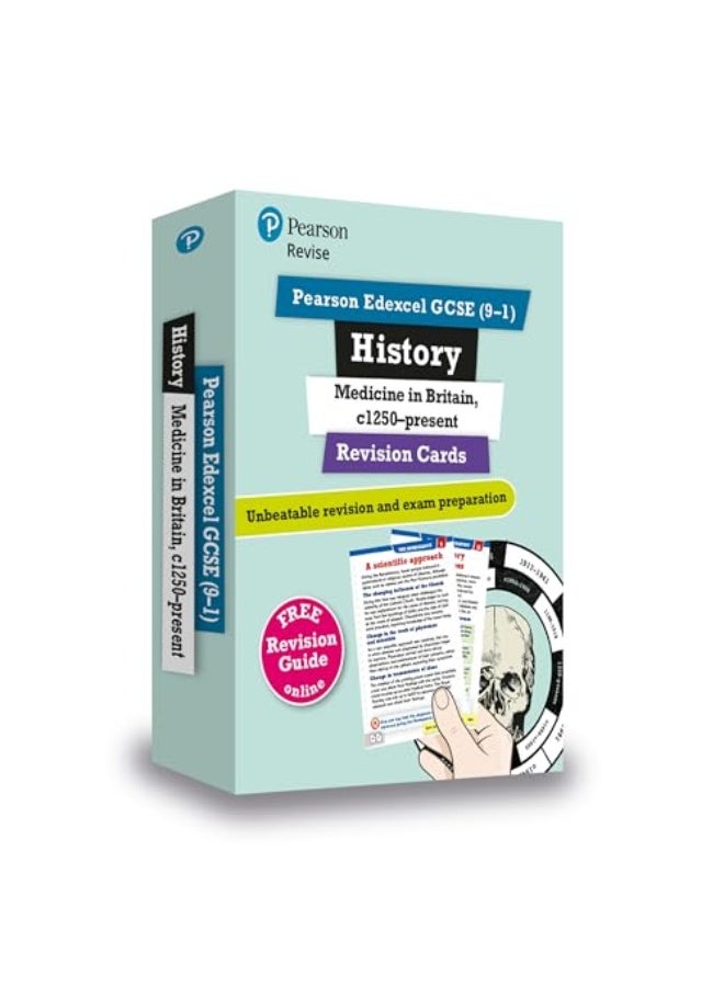 Revise Edexcel Gcse 91 History Medicine In Britain Revision Cards With Free Online Revision Gui 