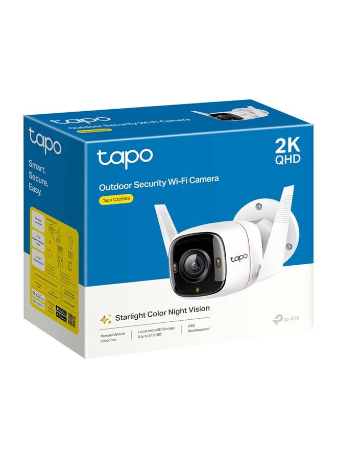 TP-LINK Tapo C320WS ColorPro Wi-Fi Outdoor Camera, 2K 4Mp QHD Security Camera Outdoor Wired IP66 Weatherproof Motion/Person Detection, Works With Alexa And Google - Image 5
