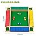 Oumoda 14 inches Shut The Box Dice Game 24 Player Upgraded 12 Numbers Wooden Board Table Math Games for Adults and Kids 12 Dices Classics Tabletop Version Games for ClassroomHomeParty or Pub - Image 4