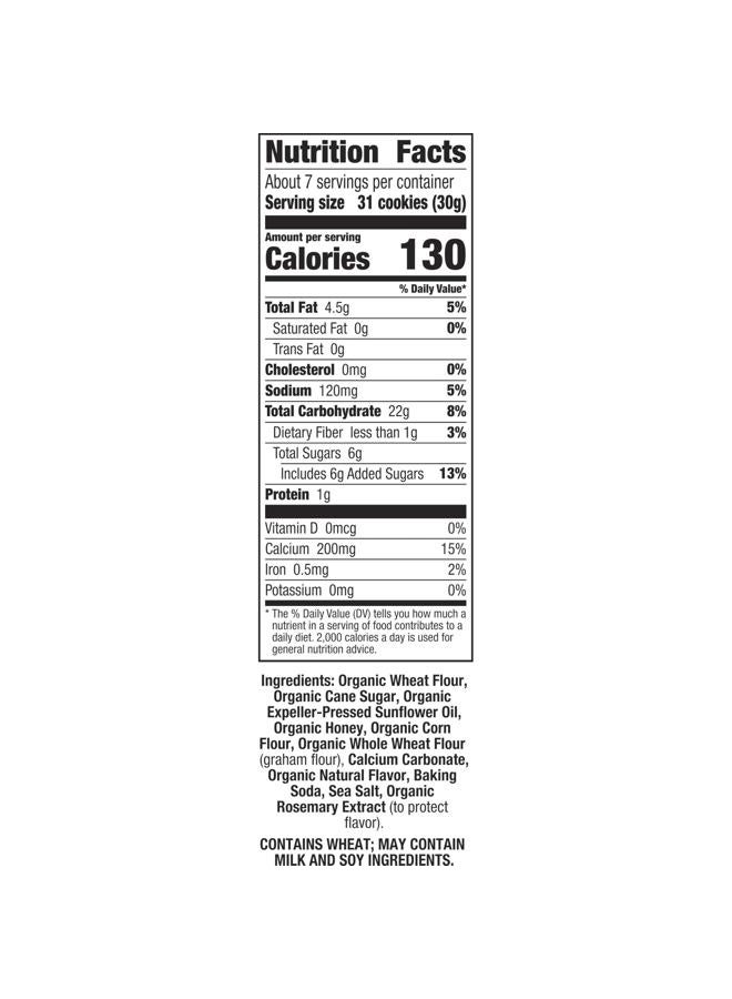 Annies Organic Baked Bunny Grahams Snacks, Honey, 7.5 oz. - Image 5
