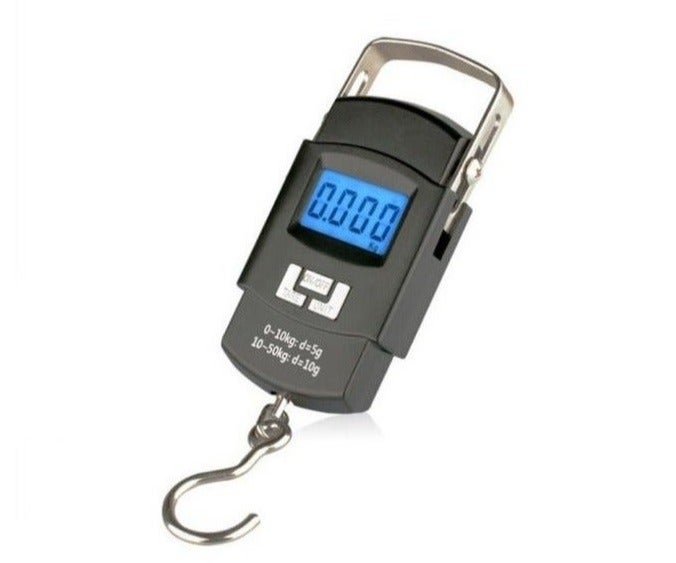 WeiHeng Digital Luggage Scale 50kg Portable Hanging Scale with LCD Backlight for Travel, Fishing & Parcel Weighing - Image 2