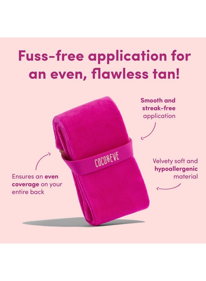 COCO & EVE Back Tan Applicator. Soft Velvet Self Tanning Back Applicator for a Natural Streak Free Sunless Tan.  - Image 5