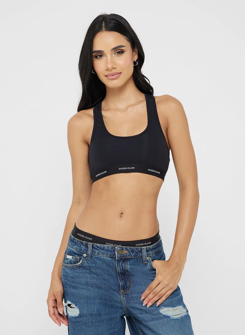 جيس جينز Logo Band Detail Bralette