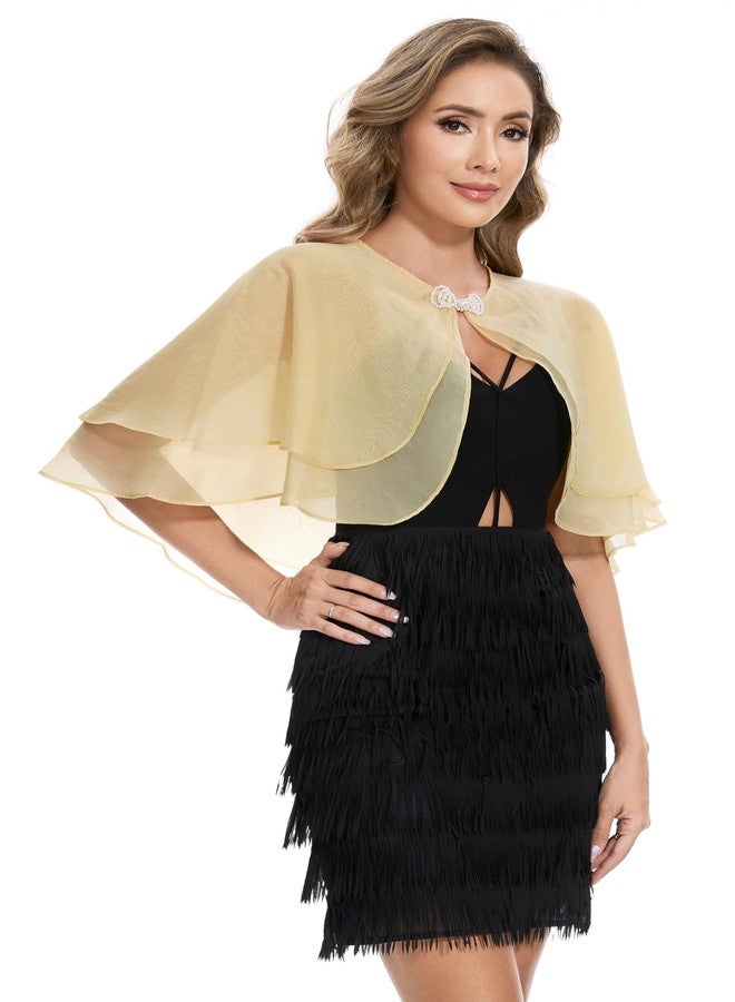 Sepsap Women's Sheer Tencel Shawls and Wraps for Evening Dresses Soft Wedding Cape Lightweight Bridesmaid Scarves Cover Up, Yellow, One size - Image 5