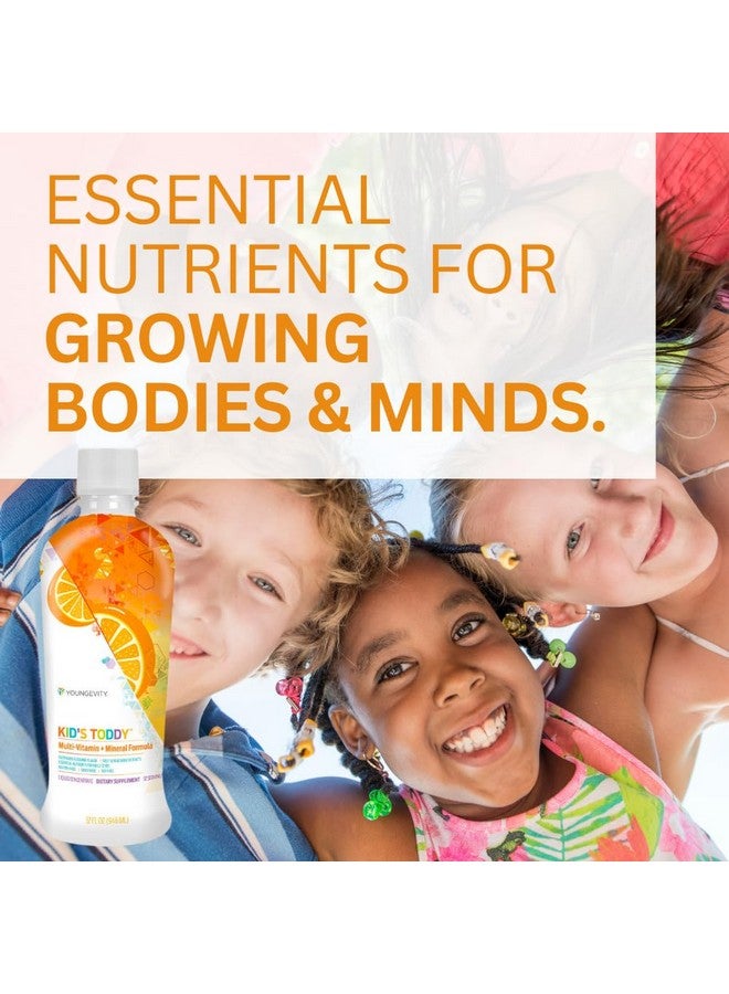 youngevity يونيغيفيتي تودي™ للأطفال - مكمل متعدد الفيتامينات للأطفال والأطفال من عمر 2+ - 14 فيتامين، 10 معادن، مزيج من العناصر الغذائية النباتية - سهل الامتصاص - طعم البرتقال الرائع 32 أونصة سائلة (عبوة من 1) - Image 5
