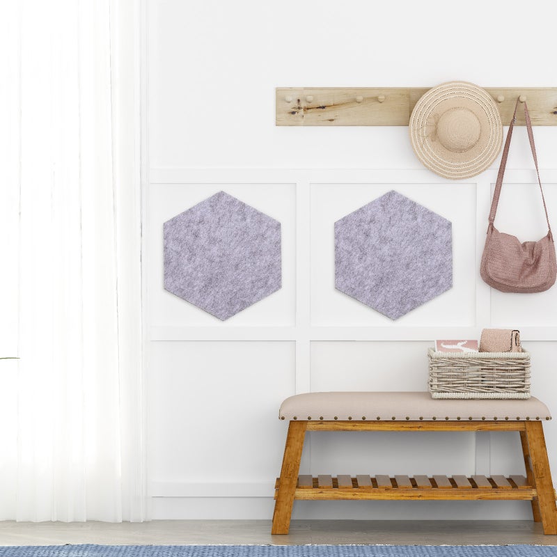 Pcs Message Board Felt Hexagon Wall Board Self-adhesive Wall Memo Board - Image 4