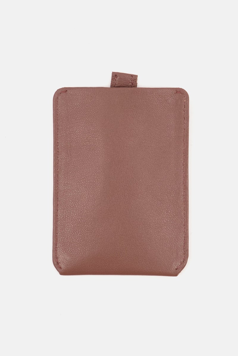 Tahari Men Brand Logo Card Case 10 H x 7 L x 1 H cm, Brown - Image 2