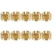 Dazakoot Brass DOT Air Brake Hose End Fitting Sleeve Tube Dazakoot Sleeve Tube for Hose End Connector 38 Air Brake Hose End Fitting Repair Tube Pack of 10 - Image 2
