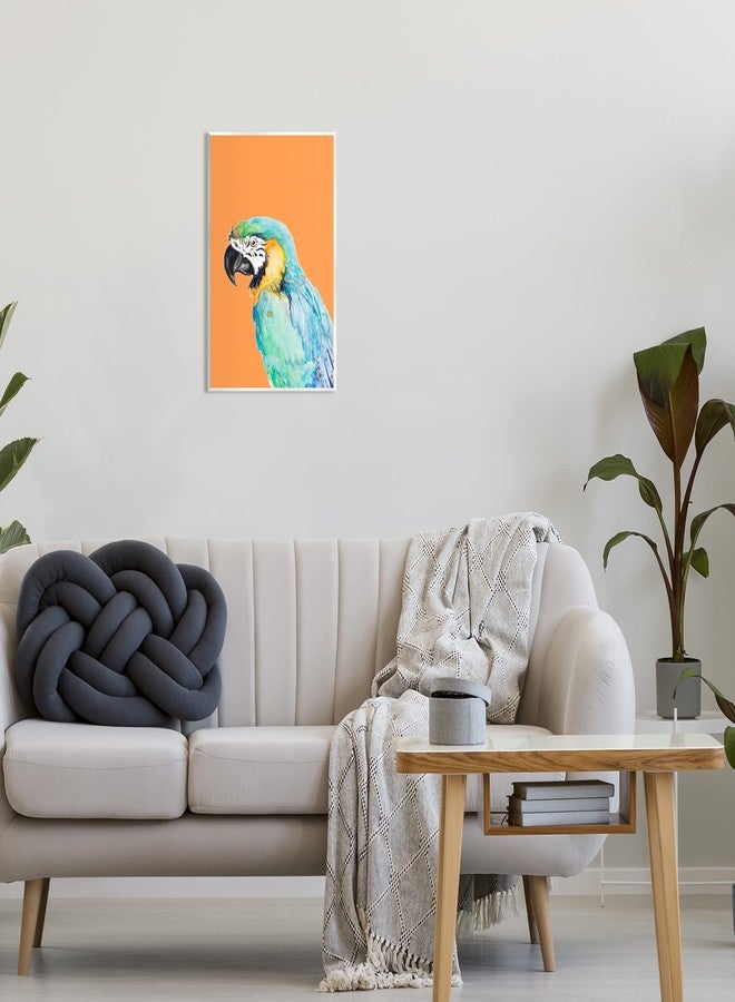 Stupell Industries Tropical Macaw Parrot Portrait Bold Rainforest Bird Wood Wall Art, Design By Patricia Pinto - Image 2