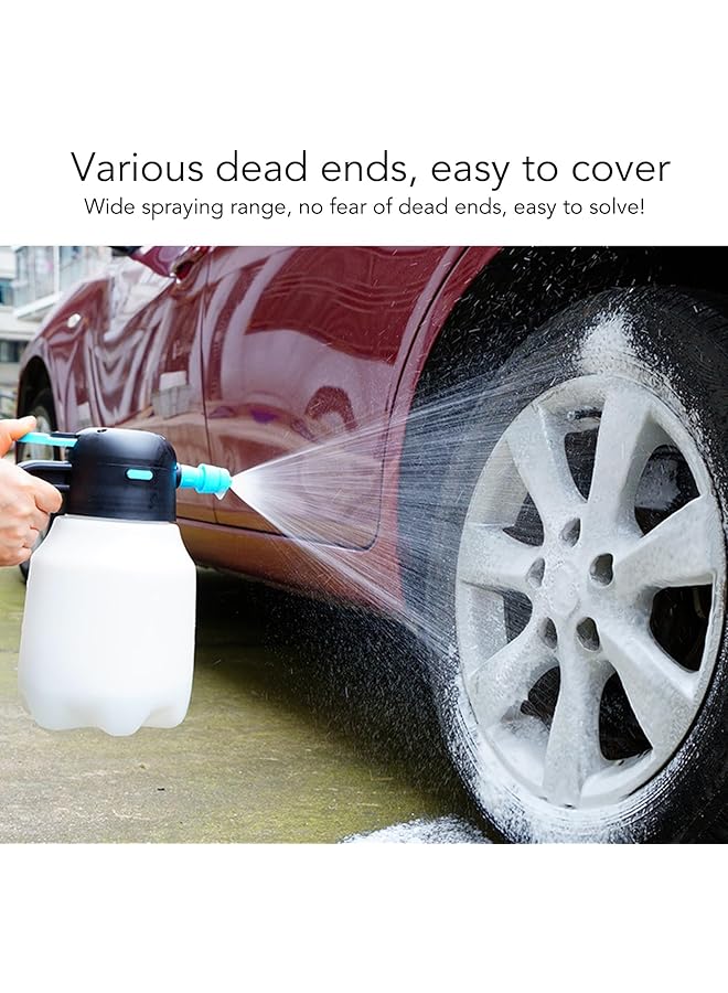 Generic Foam Sprayer, 2000Mah 1.8L Cordless Pressure Sprayer With 2 Spray Nozzle, Car Wash Foam, For Car Washing Garden  - Image 5