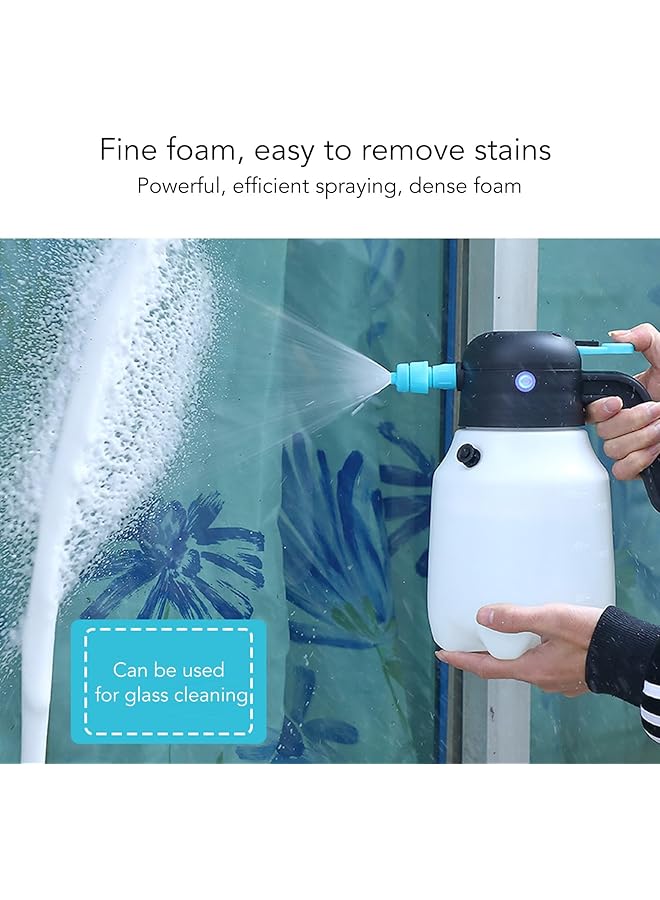 Generic Foam Sprayer, 2000Mah 1.8L Cordless Pressure Sprayer With 2 Spray Nozzle, Car Wash Foam, For Car Washing Garden  - Image 3
