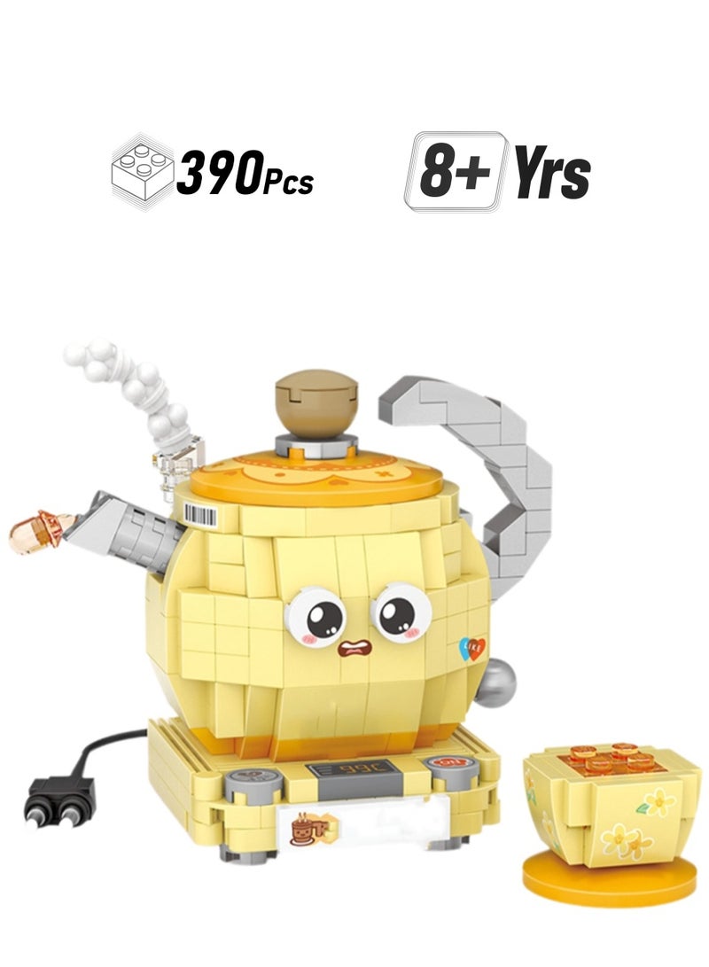 390pcs Electric Heating, Desktop Ornaments Building Blocks Toys, Children'S Educational Assembly Model Gifts - Image 1