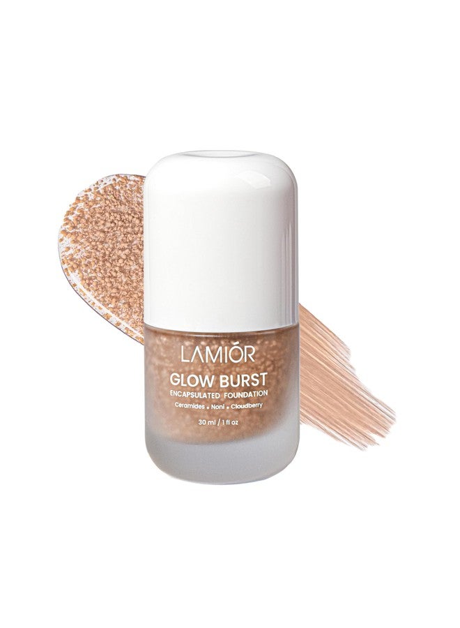 LAMIOR Glow Burst Encapsulated Foundation 30ml | India’s First Micro-Droplet Formula for Radiant Glow | Lightweight Ultra-Hydrating Skincare Makeup Hybrid | Long-Lasting Coverage | 98% Natural Ingredients - Image 1