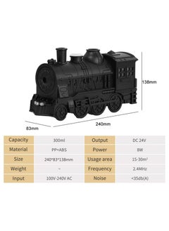 General Retro Train Essential Oil Diffuser Mist Humidifier 220 V EU Plug with Mood Light Retro Train Essential Oil Diffuser Humidifier for Work Home Children's Room  - Image 4