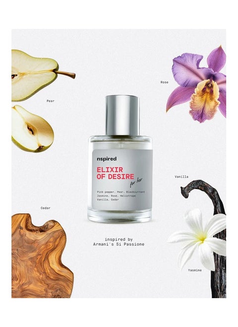 Elixir of Desire Inspired by GIORGIO ARMANI's Si Passione For Her  -EDT