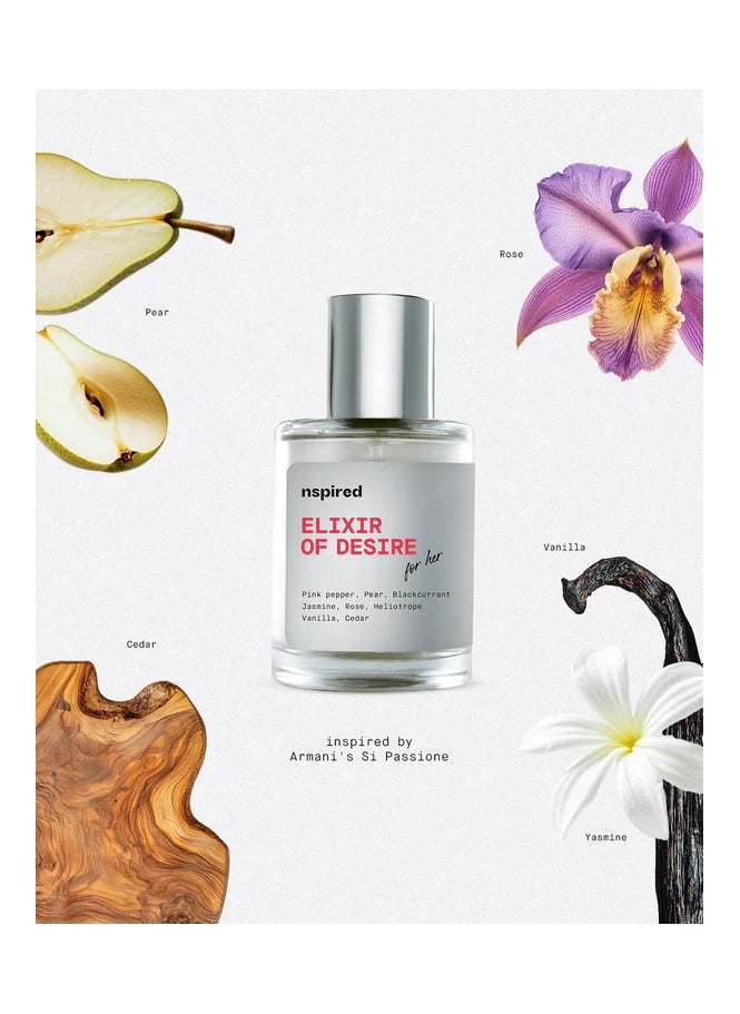 Elixir of Desire Inspired by GIORGIO ARMANI's Si Passione For Her  -EDT