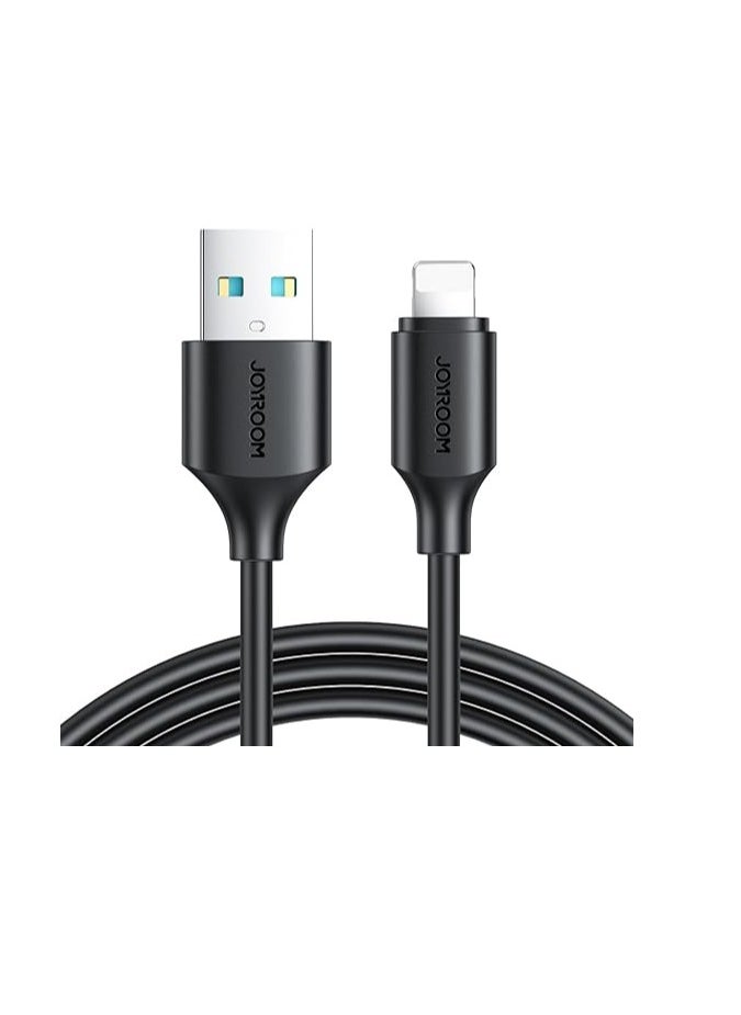 Generic - USB to Lightning Cable 3A Fast Charging and Data Sync for iPhone iPad 1m Black - Image 1