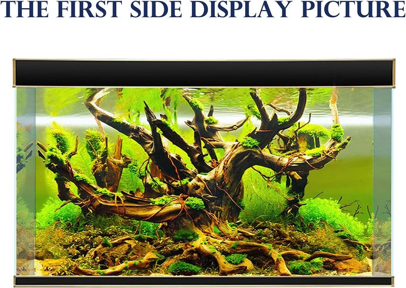 ELEBOX Aquarium Poster, Fish Tank Background Poster Thicken PVC Static Cling Backdrop Decorative Paper 16"x 40" - Image 4