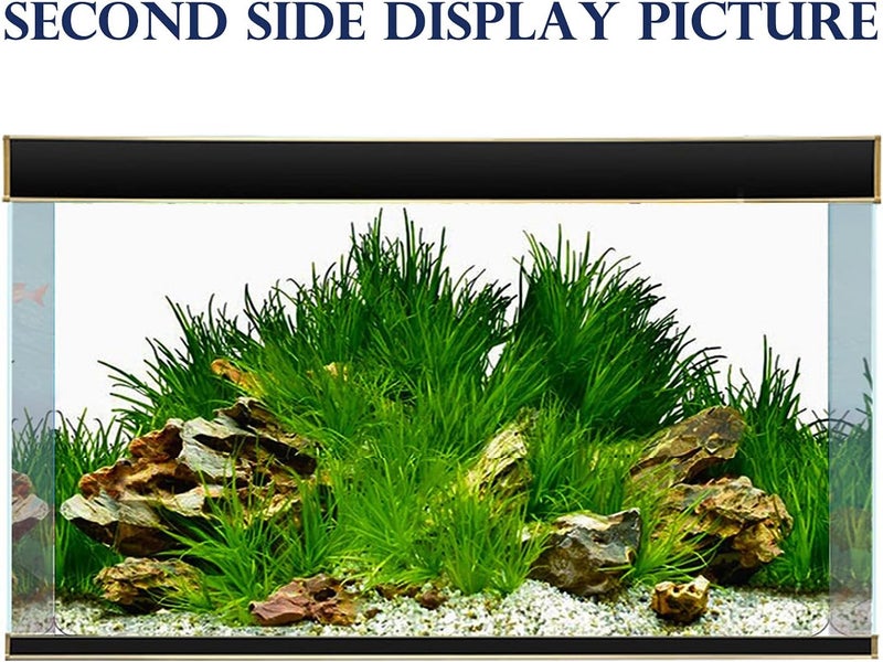 ELEBOX Aquarium Poster, Fish Tank Background Poster Thicken PVC Static Cling Backdrop Decorative Paper 16"x 40" - Image 5