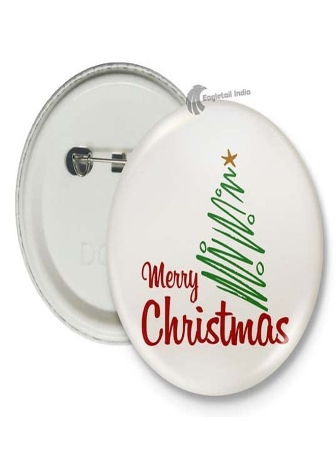 Eagletail India Merry Christmas #1Bumb71 Pin Badge (Pack of 9, 58mm) - Image 3