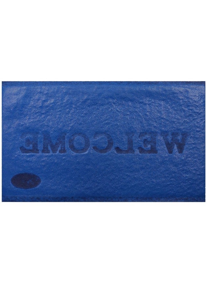 Kuber Industries PVC Anti Skid Welcome Door Mat (Blue) CTLTC11177,Large Rectangle, 58 x 38 cm - Image 3