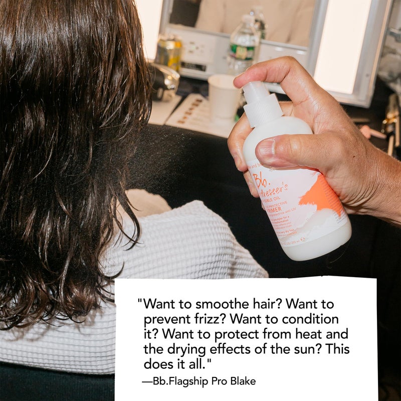 Bumble and bumble. Hairdresser's Invisible Oil Heat/UV Protection Leave-In Conditioner Hair Primer | Hydrating, Anti Frizz, Color Safe | Straight, Coily | With Argan + Coconut Oil, 8.5 Fl Oz - Image 5