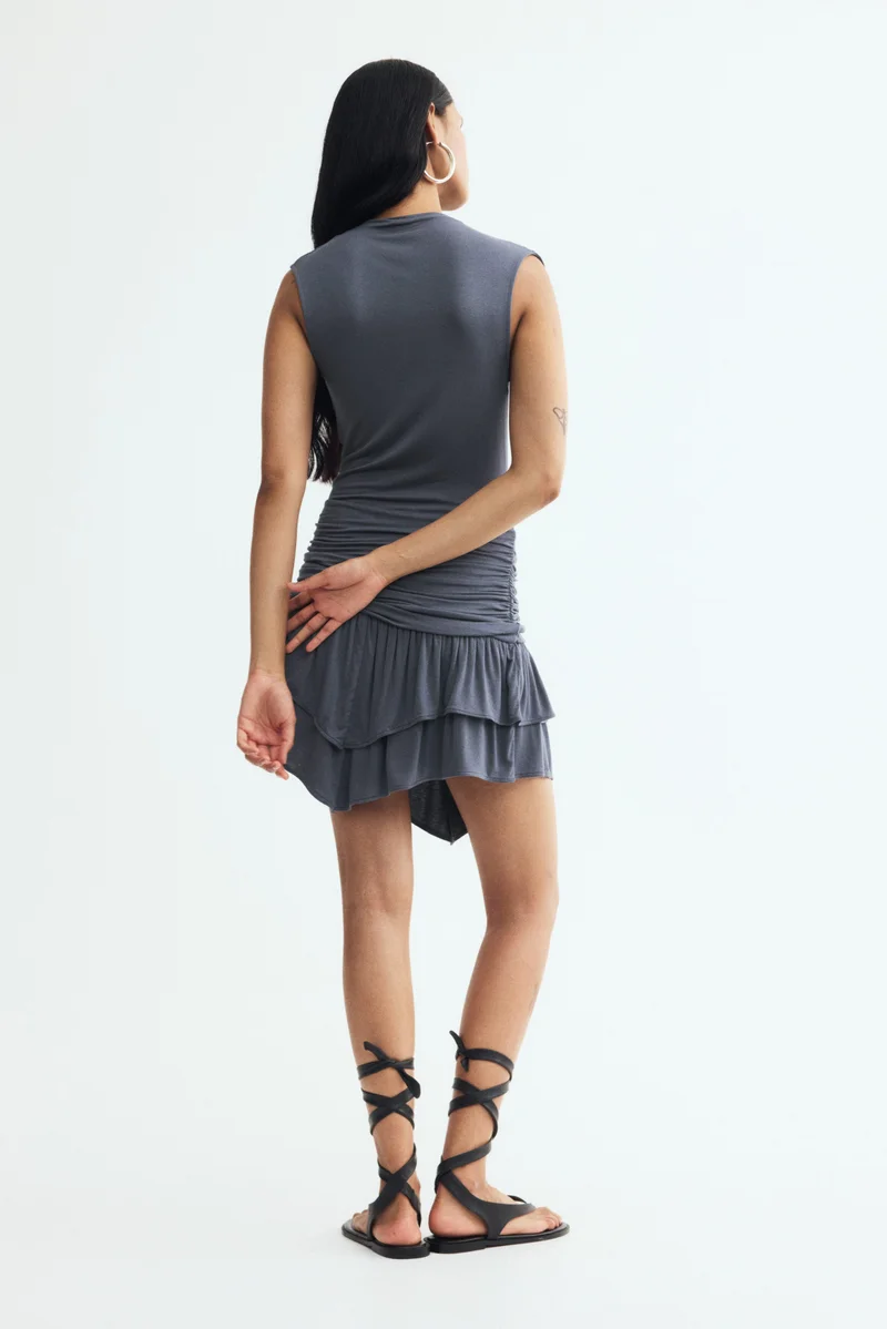 H&M  Draped tiered dress for Women | Best Price UAE