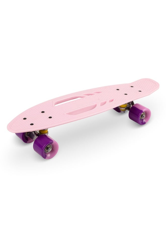 Qkids - Galaxy Skateboard for Kids With Non Slip Surface, Shock Absorbing Suface, ABEC-9 Upgraded Version, Light Weight, Small & Handy - Pink - Image 1