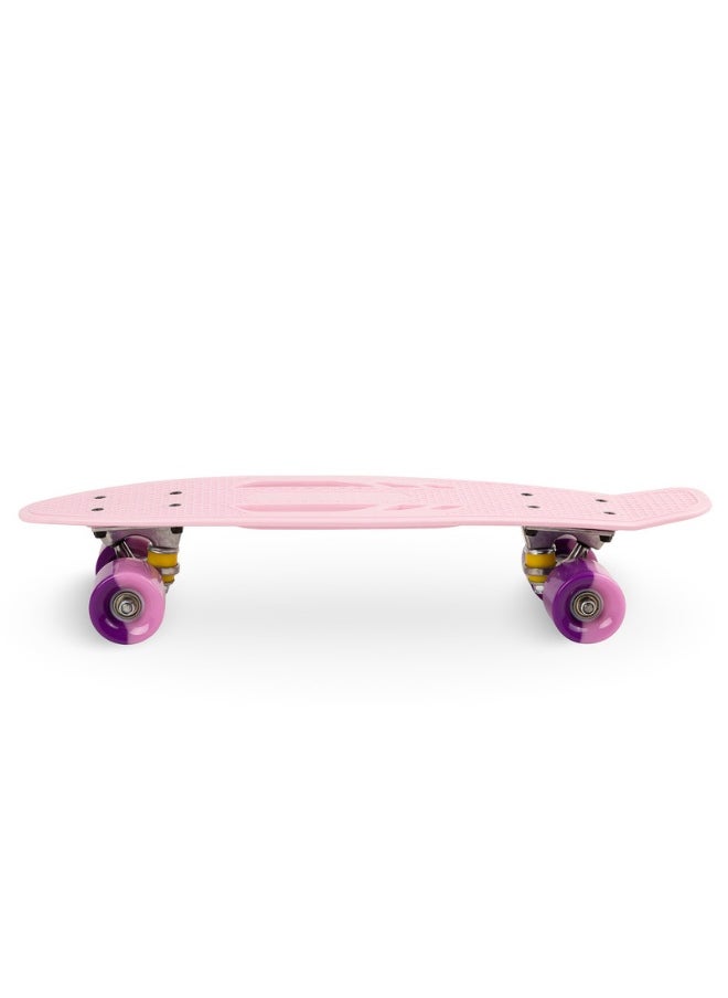 Qkids - Galaxy Skateboard for Kids With Non Slip Surface, Shock Absorbing Suface, ABEC-9 Upgraded Version, Light Weight, Small & Handy - Pink - Image 1