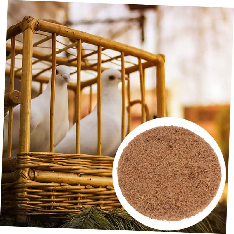 Levemolo 6pcs Natural Bird Nesting Pads Coconut Fiber Mat for Pigeon Egg Protection - Image 5