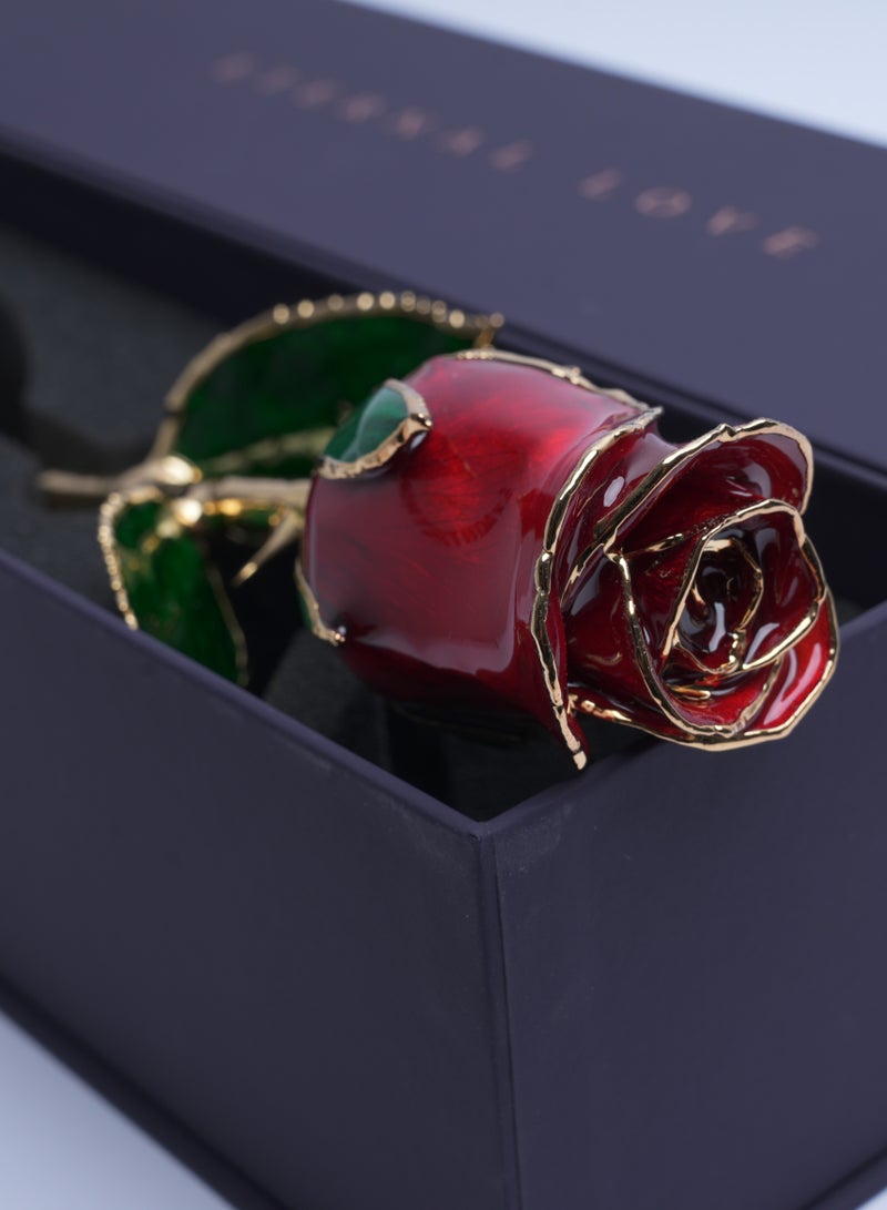 Forever Rose Real 24K Gold Rose,AliveRose Gold Dipped Rose,Gift for Her mom Wife Mother Day Anniversary Valentines Day - Image 2