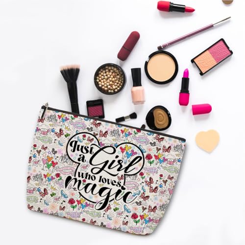 ZHAMEN 4PCS Cute Cartoon Print Makeup Bag Magic Cartoon Mouse Cosmetic Bag Cute Mouse Animal Lovers Gifts for Women Female Her Daughter Cousin Best Friend Bestie BFF Mothers Nurse Day Graduation Birthday - Image 3