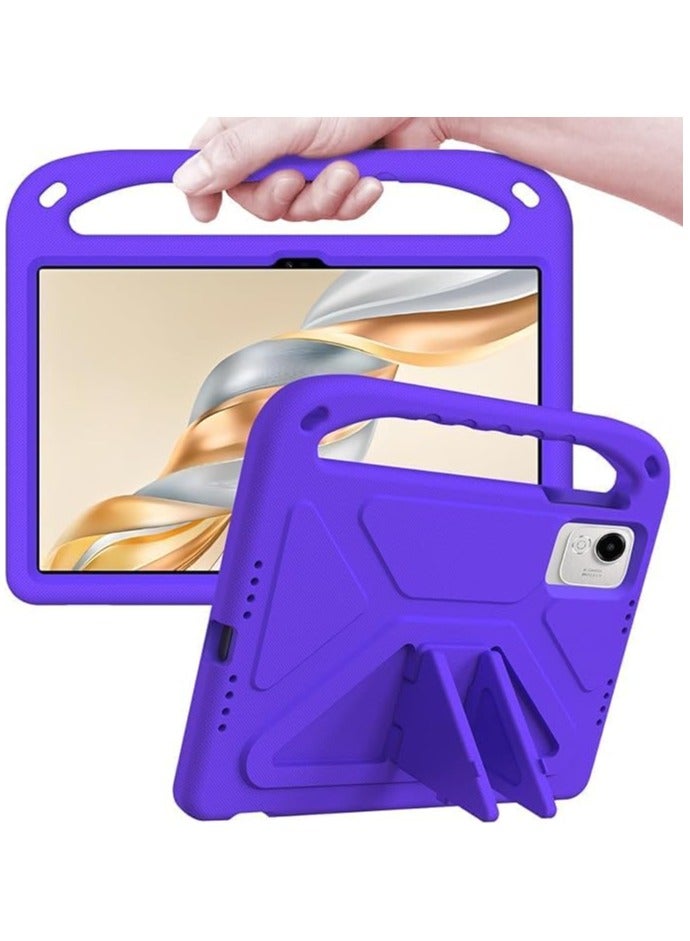 VKL Kids Case Compatible with Honor Pad X9a 11.5 inch 2025 Released,Lightweight EVA Kid Friendly Shockproof Protective Handle Stand Heavy Duty Cover (Purple) - Image 2