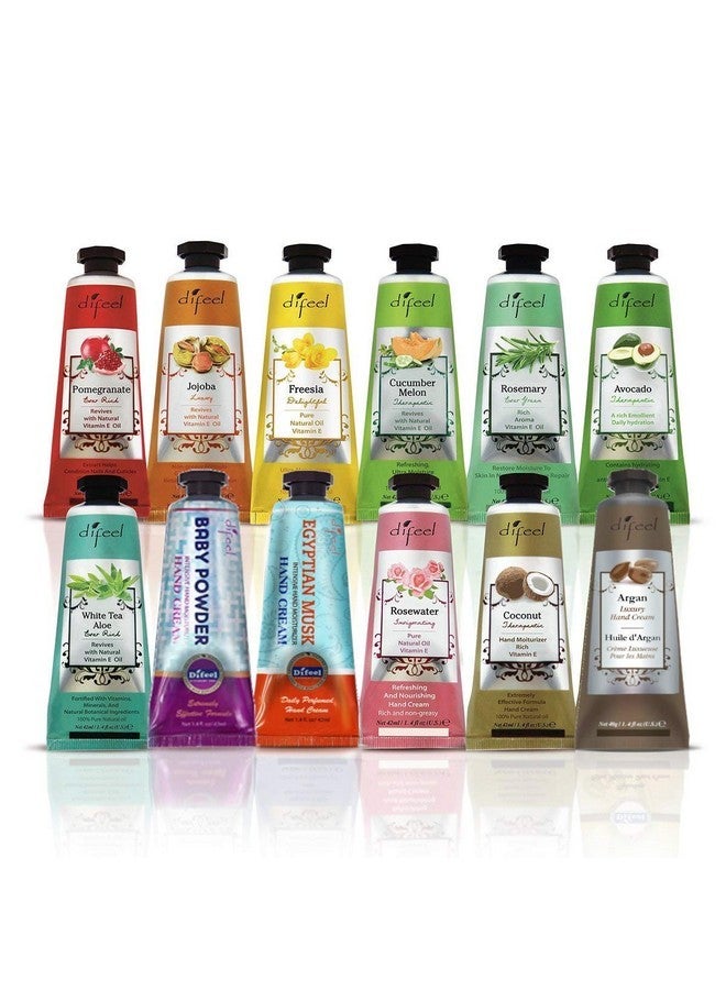 difeel Luxury Hand Creams 6And6 Piece Collection - Luxury Hand Cream Collection 1.4Oz Each (Pack Of 12) - Image 1