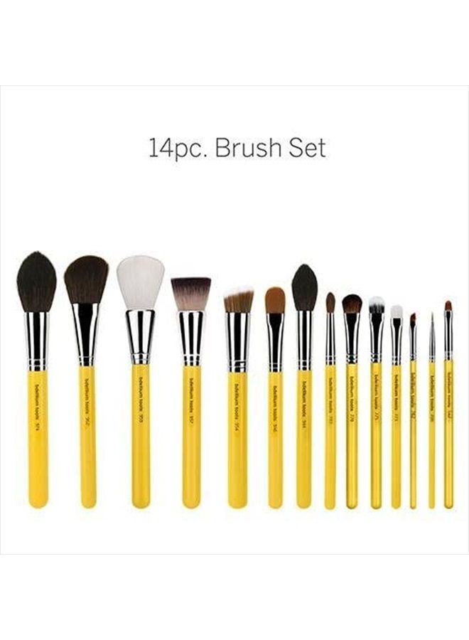 Bdellium Tools Professional Makeup Brush Studio Series - The Collection 14pc. Brush Set with Roll-Up Pouch - Image 2