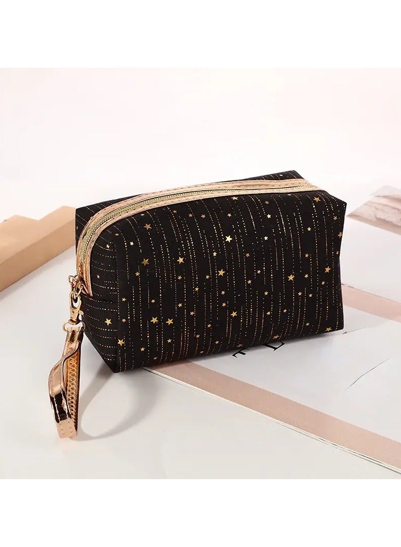 Rozino Portable Cosmetic Pouch for Women - Travel-Friendly Toiletry Organizer Bag - Image 5