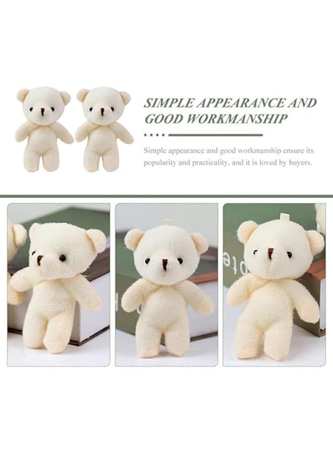 Bukela Teddies Bears Pendant, Mini Plush Bear Toy Small Plush Doll Bears Stuffed Animal Toys for Keychain Craft DIY Accessory Birthday Gifts Party Favors Supplies (12Pcs) - Image 3