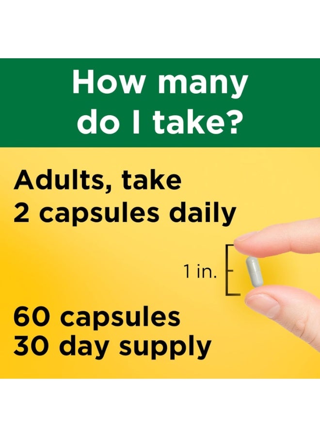 Nature Made Magnesium Glycinate 200 mg per Serving, Dietary Supplement for Muscle, Heart, Nerve and Bone Support - 60 Capsules (30 Day Supply) - Image 5