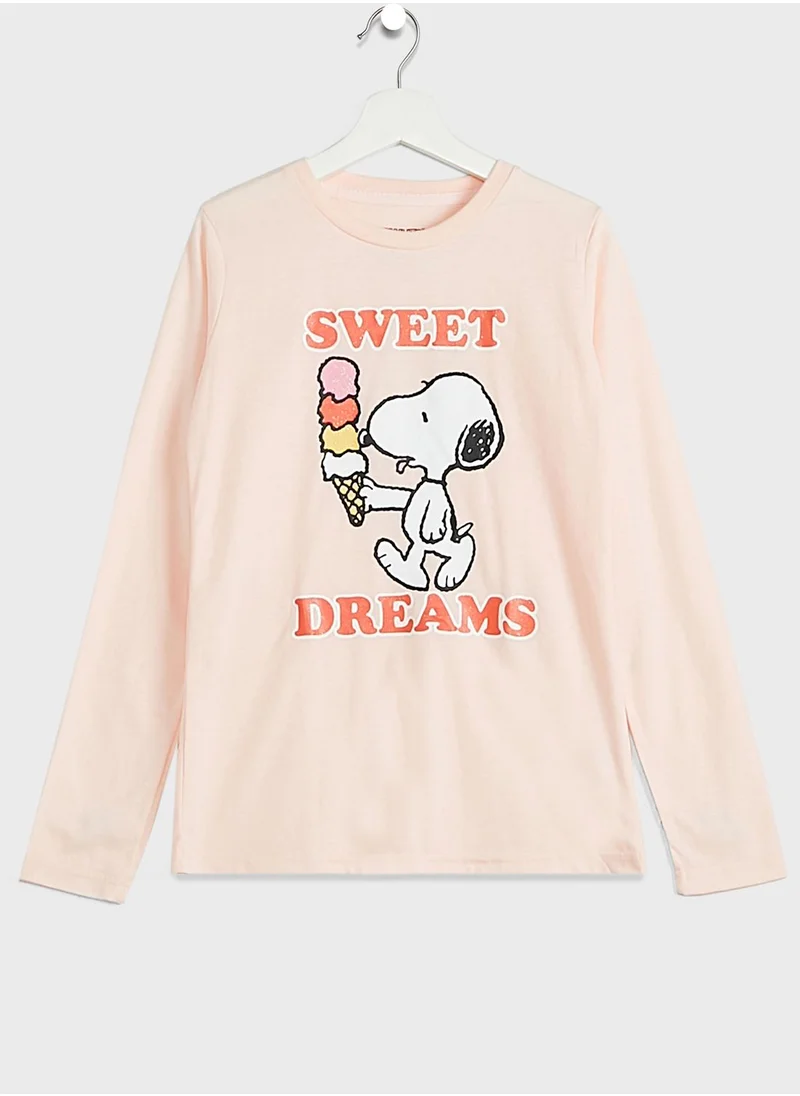 Peanuts Youth Snoopy Pyjama Set