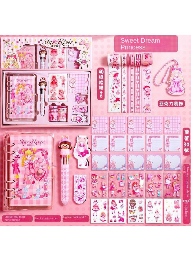 Bluejw Net Red Hand Ledger Box Cartoon Hand Ledger Complete Set Of Hand Ledger Children Primary School Birthday Suit - Image 1