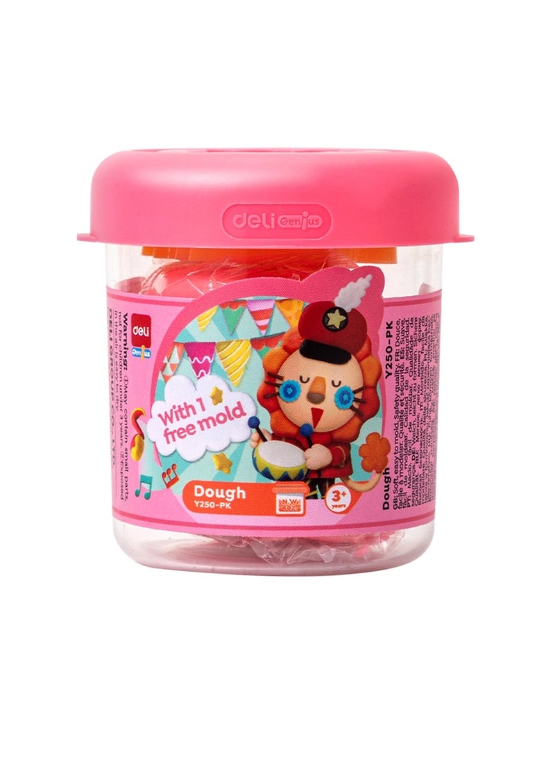 Deli Soft Dough With One Mould Pink - Image 1