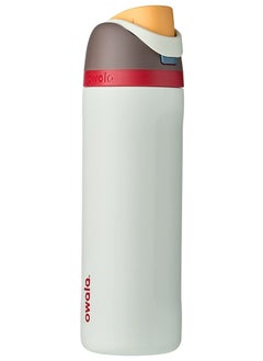 Owala FreeSip Insulated Stainless Steel Water Bottle with Straw for Sports, Travel, and School BPA-Free Sports Water Bottle, 24 oz, Boneyard
