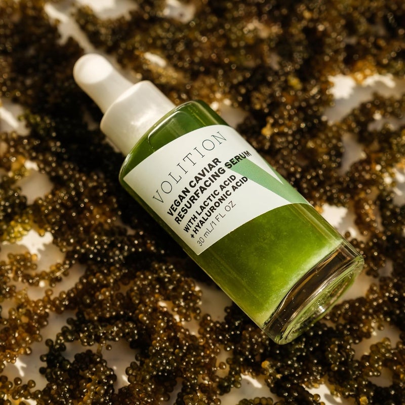 Volition Beauty Vegan Caviar Resurfacing Serum with 5 Vegan Lactic Acid Hyaluronic Acid Resveratrol Caviar Lime Sea Grape Caviar Reveals a Smoother Radiant Complexion Gently Exfoliates - Image 5