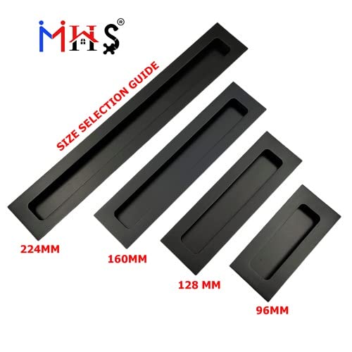 MHS Aluminium Concealed Handle for Sliding Door Pack of 2 Pcs (160MM, MATT VMC Model) - Image 4