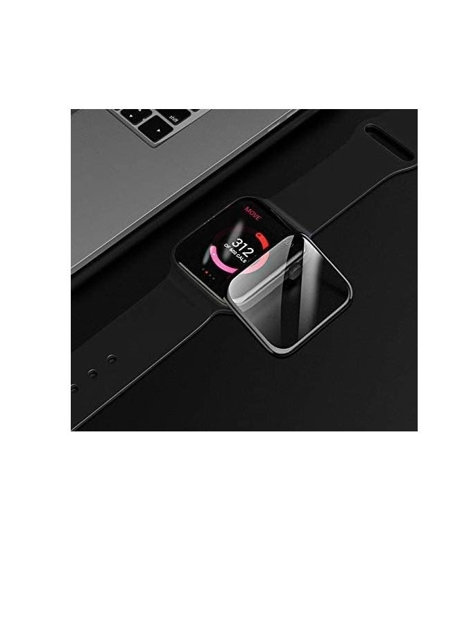 Flexible Screen Protector with Black Frame Compatible With AMAZFIT GTS 4 - Image 2