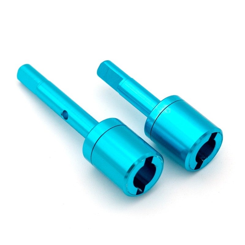 Drive Shaft Joint Set: Blue Aluminum Alloy CNC Precise - Exquisite Workmanship Easy Installation for 1/10 Remote Control Car Enthusiasts TT-01 TT-02 - Image 5