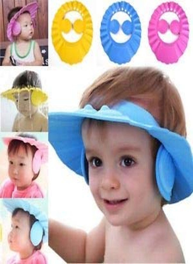 Crownish Adjustable Baby Shower Cap (Prevents soap and Water from Entering Your Babies Eyes, While You Shampoo Their Hair) - Image 2
